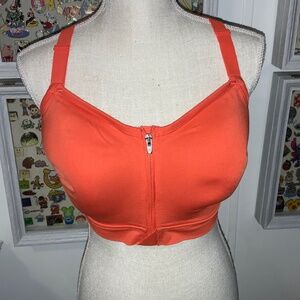 Women’s Victoria’s Secret Pink Orange Sports Bra Preowned Size XXL